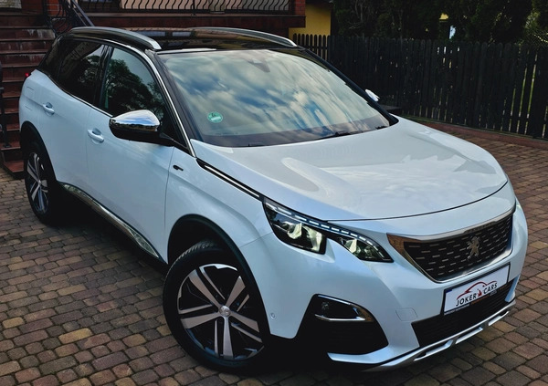 Peugeot 3008 cena 99999 przebieg: 134000, rok produkcji 2018 z Zawiercie małe 781